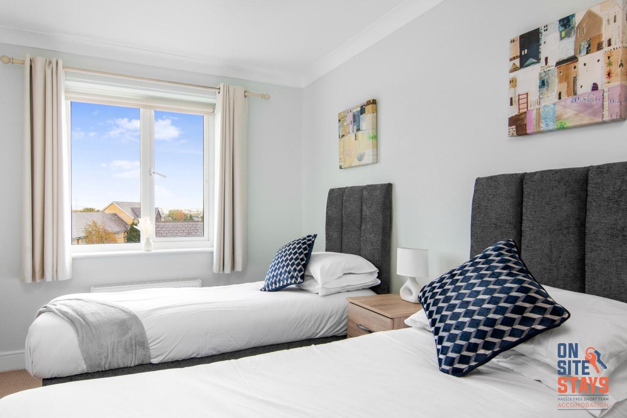 Onsitestays - Cosy 2-Bedroom Apartment With Free Parking, Wi-Fi & London Links Northfleet Extérieur photo