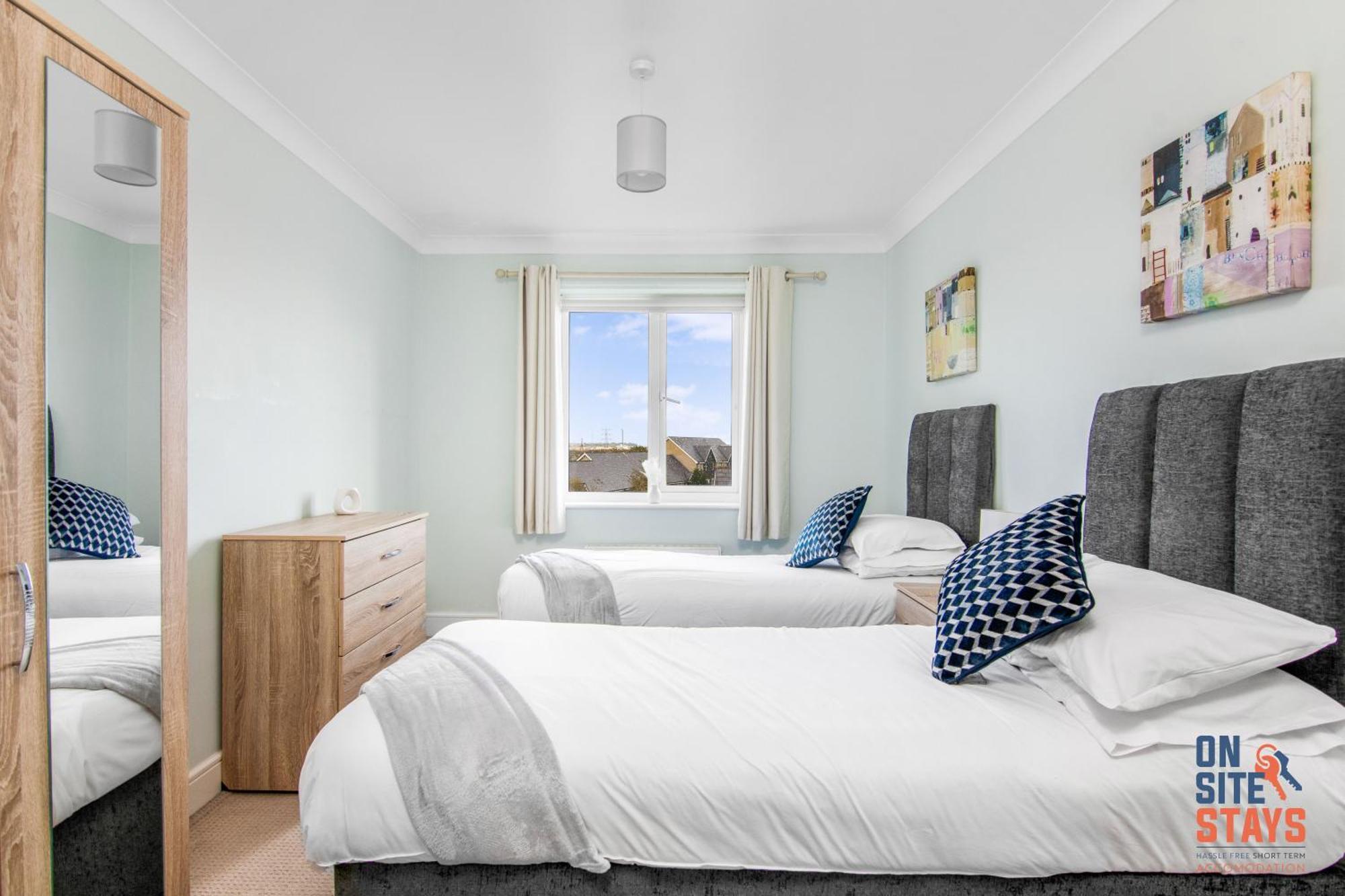 Onsitestays - Cosy 2-Bedroom Apartment With Free Parking, Wi-Fi & London Links Northfleet Extérieur photo