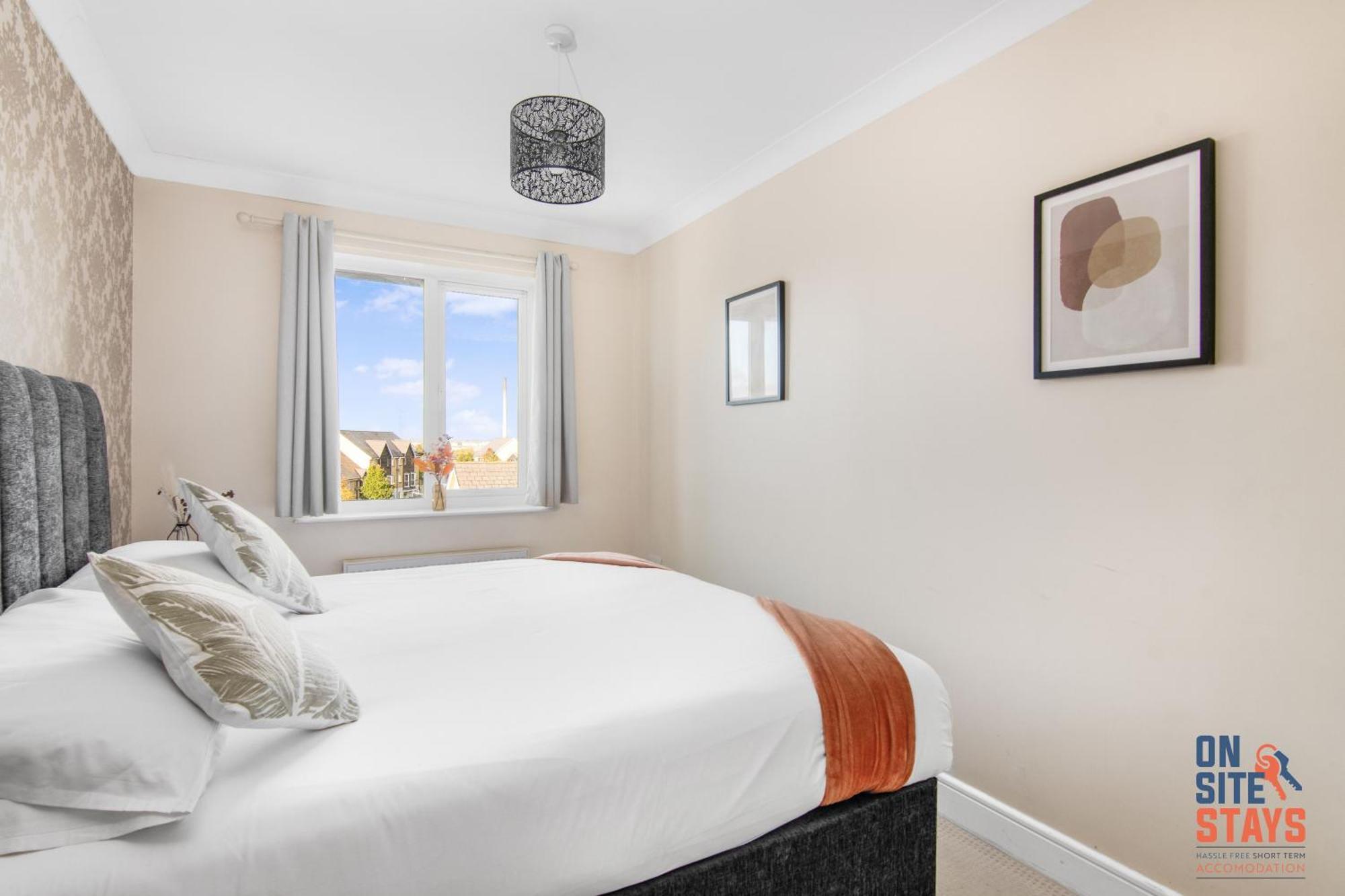 Onsitestays - Cosy 2-Bedroom Apartment With Free Parking, Wi-Fi & London Links Northfleet Extérieur photo